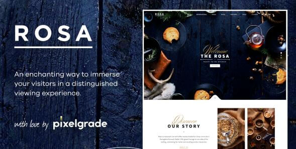 WordPress theme - Food