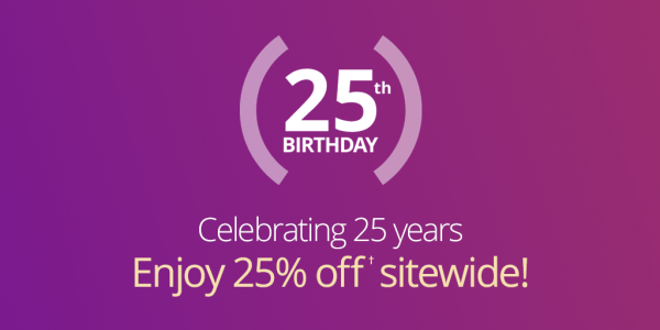 It's our 25th birthday