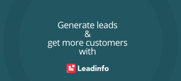 Generate more leads & get more customers with Leadinfo