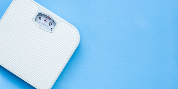 A set of scales used to check if weight loss injections are working