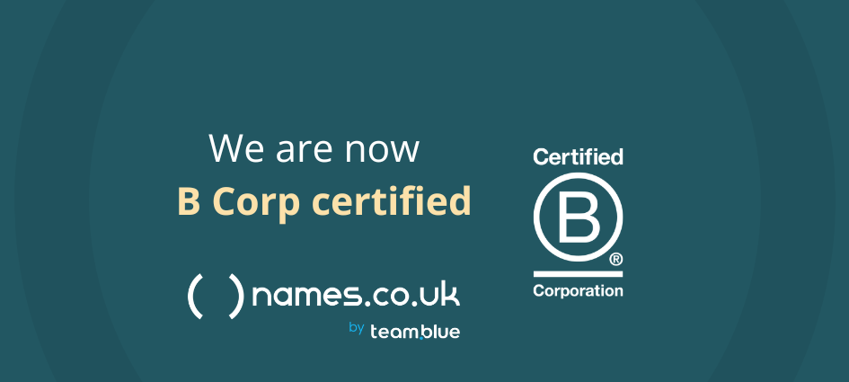 We are now B Corp certified