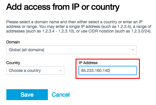 Authorising Countries Or Ip Addresses For Online Control Panel Access Support Centre Names Co Uk