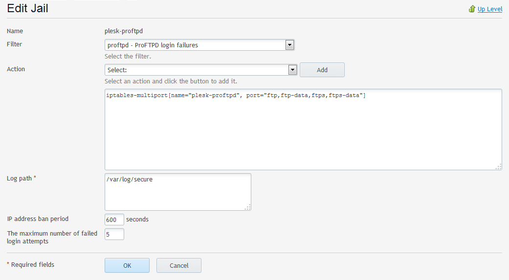 postfix configuration file plesk support