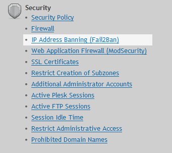 fail2ban menu fail2ban menu
