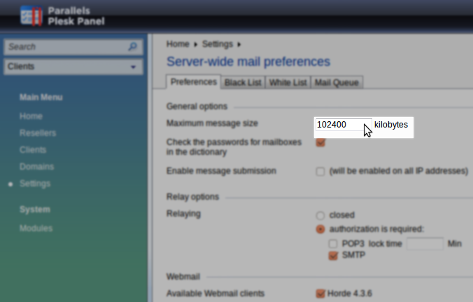 Mail Preferences Mail Preferences