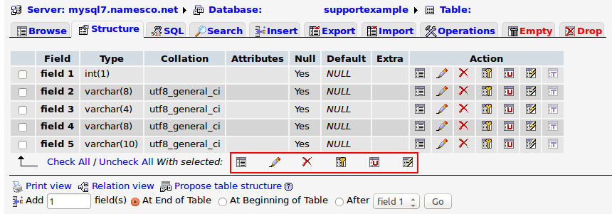 How to access / backup a MySQL database - Support Centre - names.co.uk