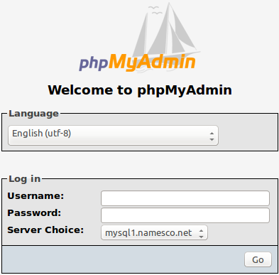 phpmyadmin