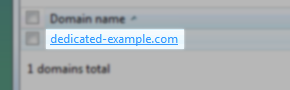 select domain name select domain name