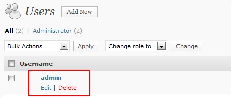 Wordpress Delete Admin Wordpress Delete Admin