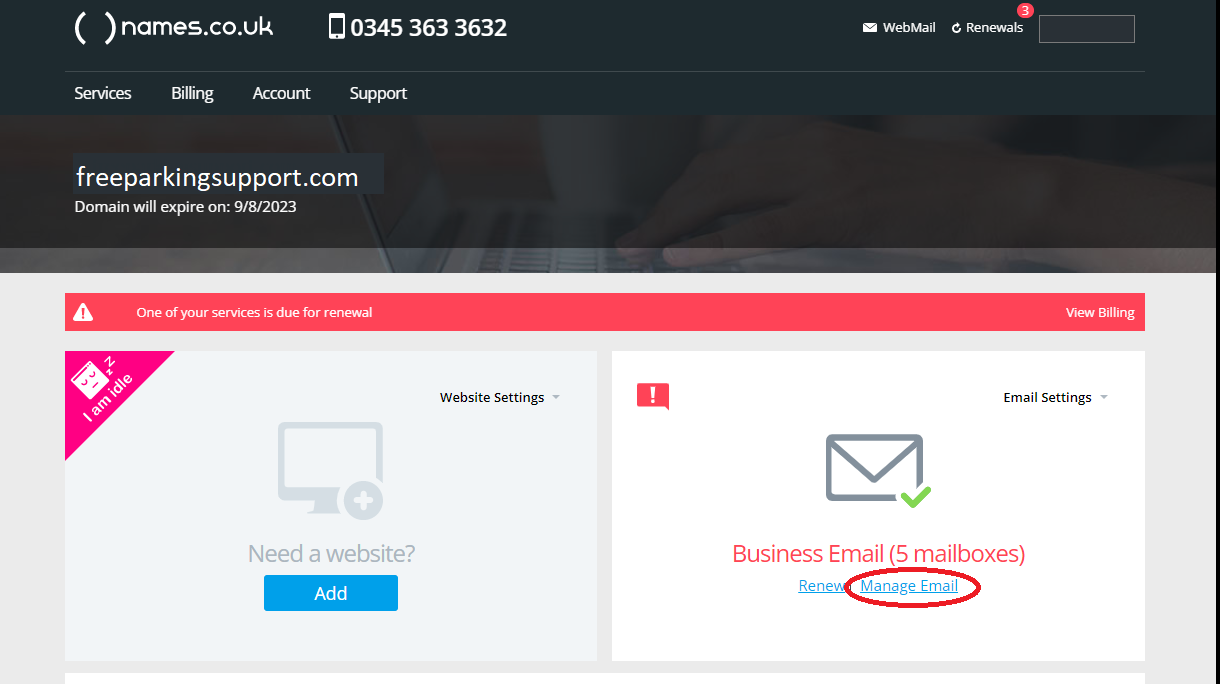 How to Change your Email Password - Support Centre - names.co.uk