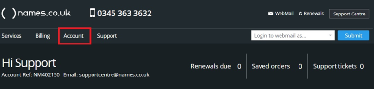 How to find and update your Memorable word - Support Centre - names.co.uk