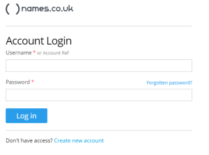 How to access your Online Control Panel - Support Centre - names.co.uk