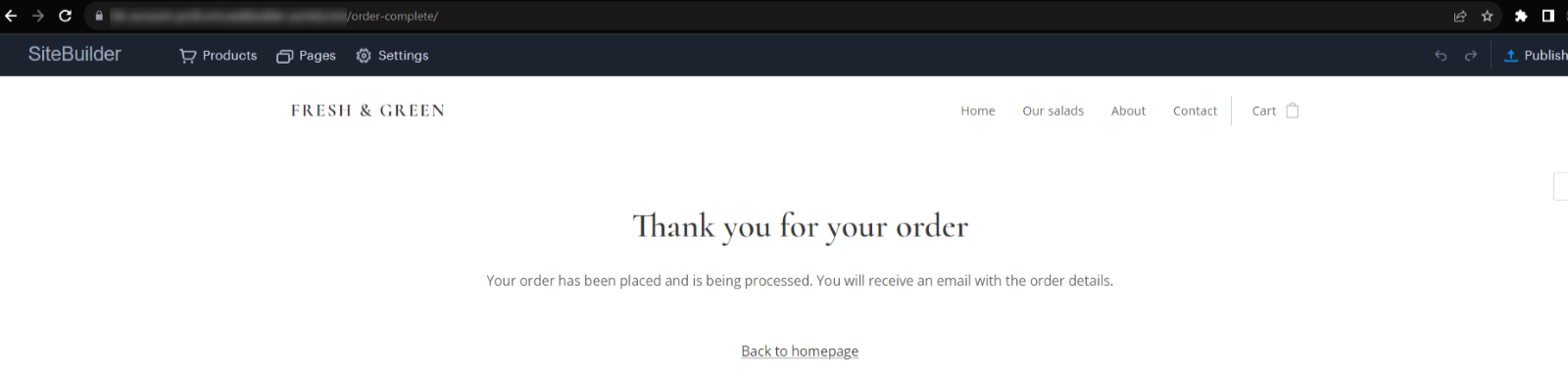 How to Edit the Thank You for Your Order Page - Support Centre - names ...