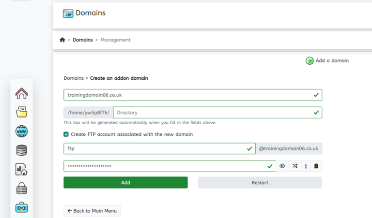 How to Add a Domain - Support Centre - names.co.uk