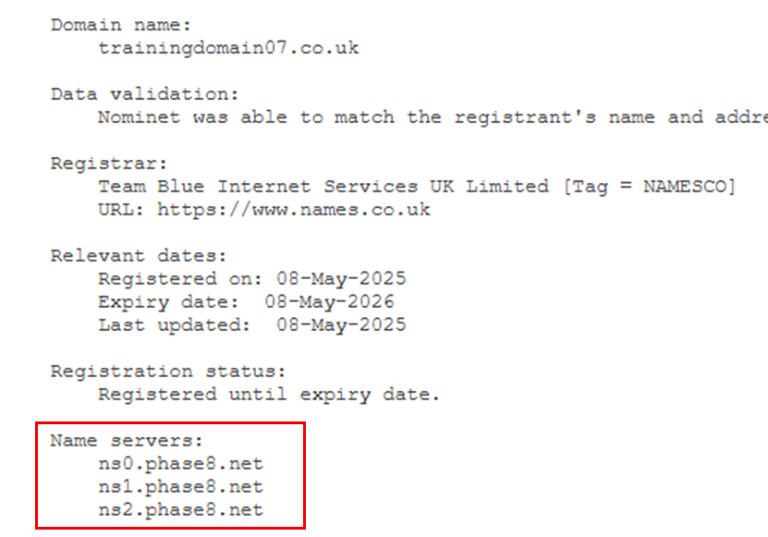 How to Check Your Nameserver Provider - Support Centre - names.co.uk