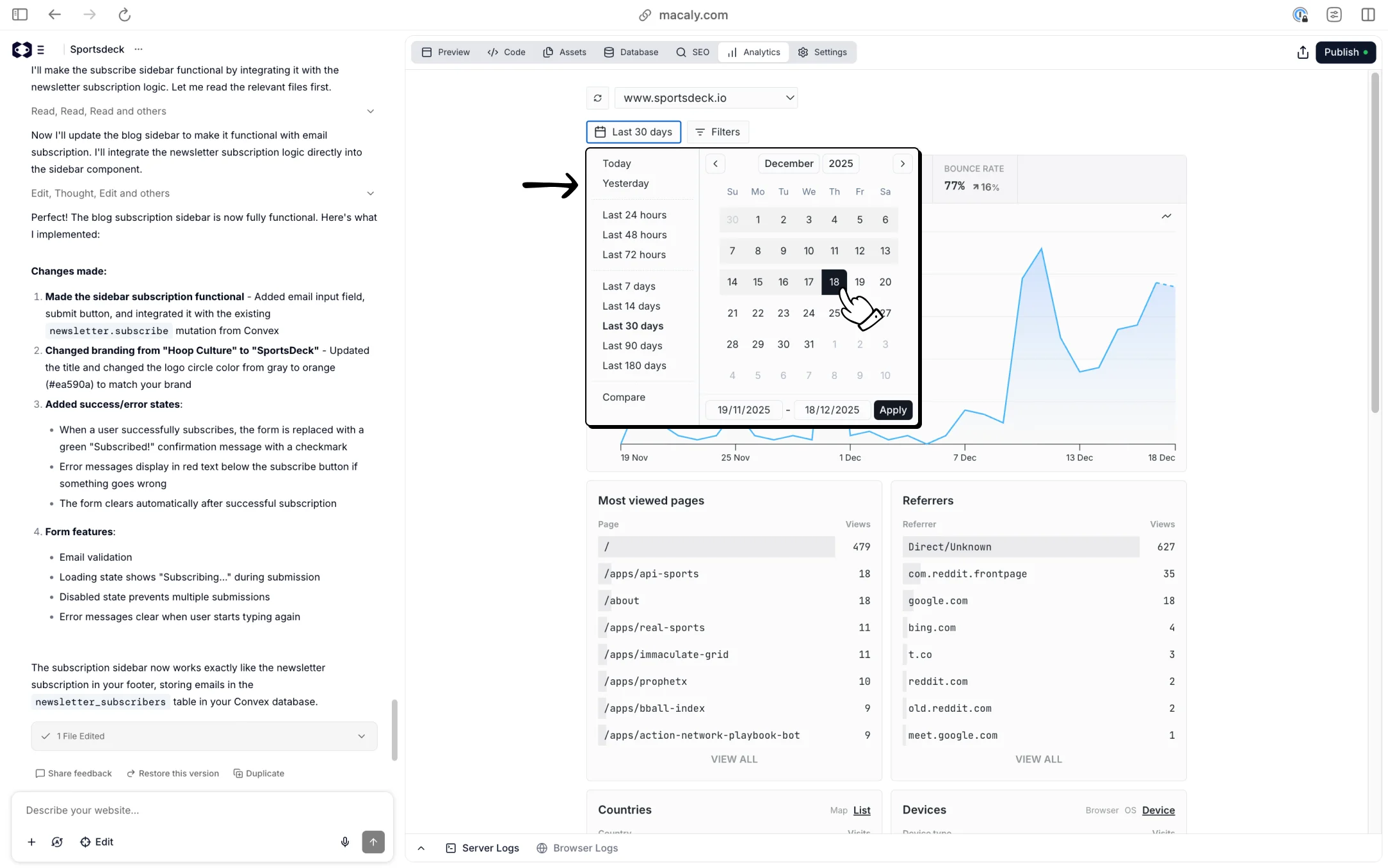 New ANALYTICS2