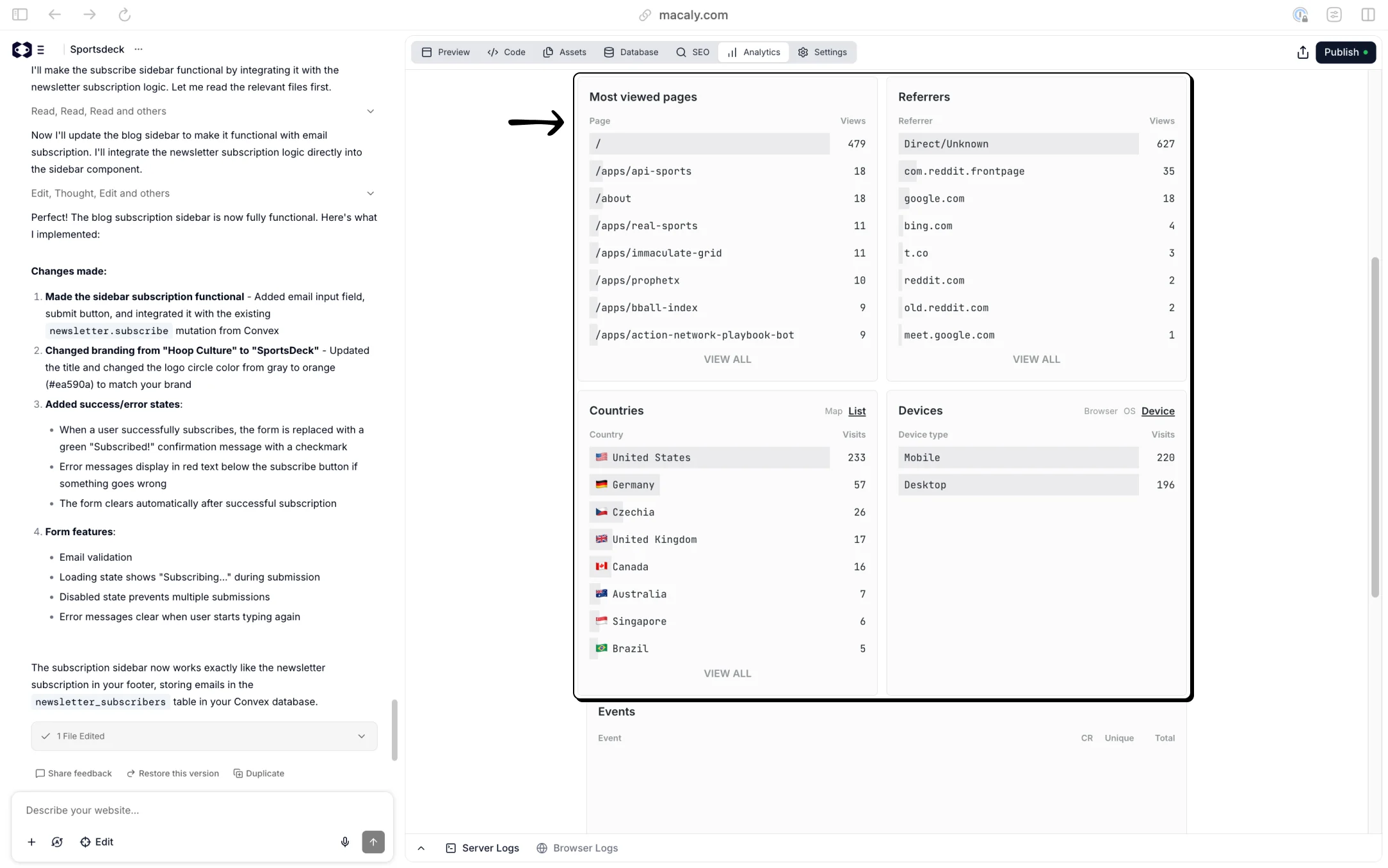 New ANALYTICS4